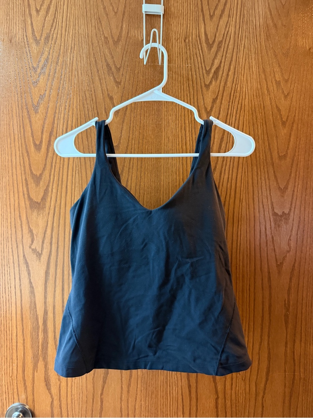 lululemon athletica Black V-Neck Tank